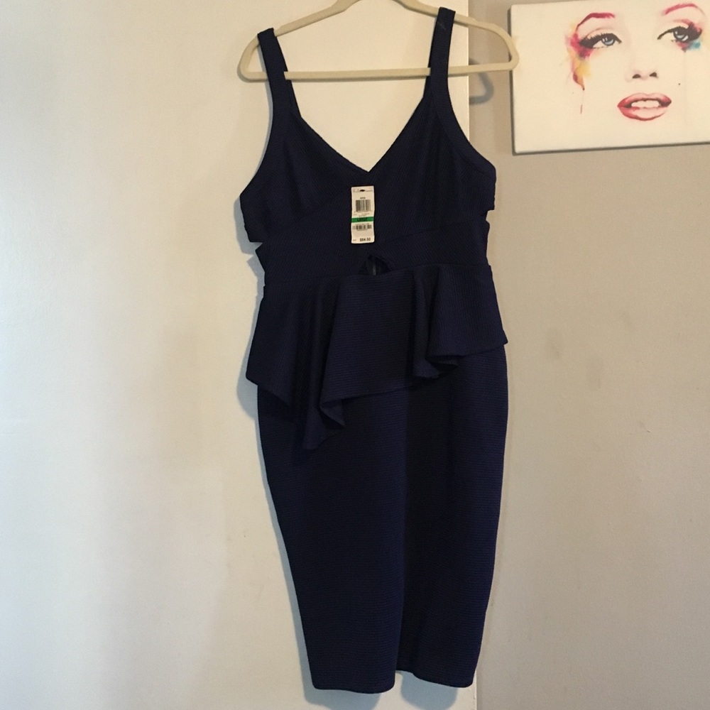 💙 Blue Peplum Dress 💙